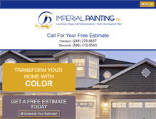 Tablet Screenshot of imperialpaintinginc.com